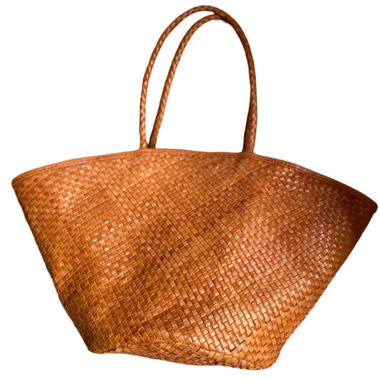 Large Rattan Handbag