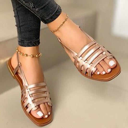 Rose gold leather sandals  Rose gold leather sandals