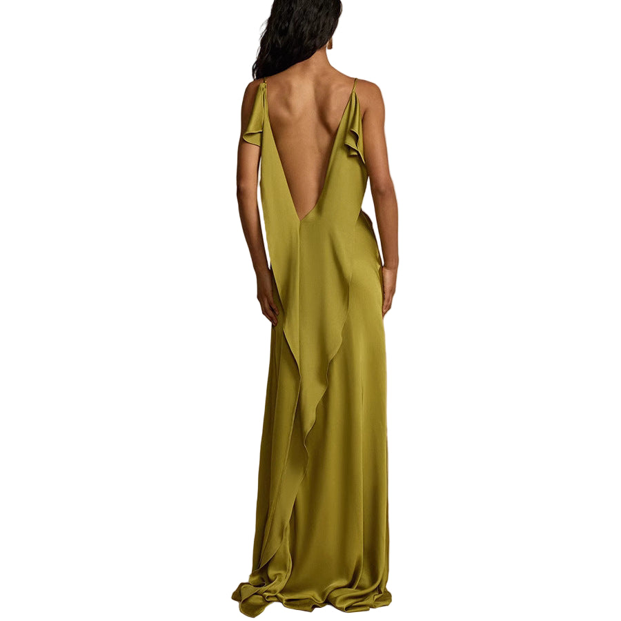 Sleeveless Split Dress Loose Vacation