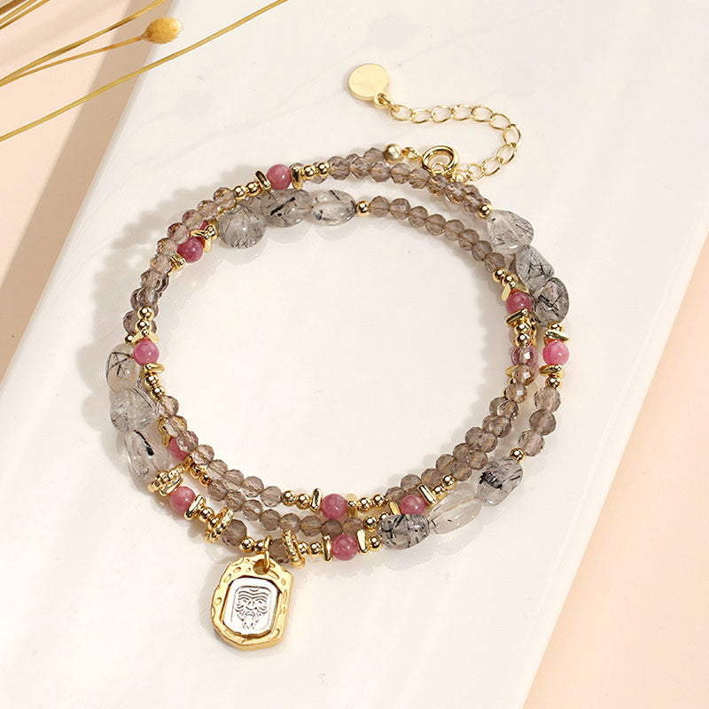 Olivine tourmaline crystal necklace for women