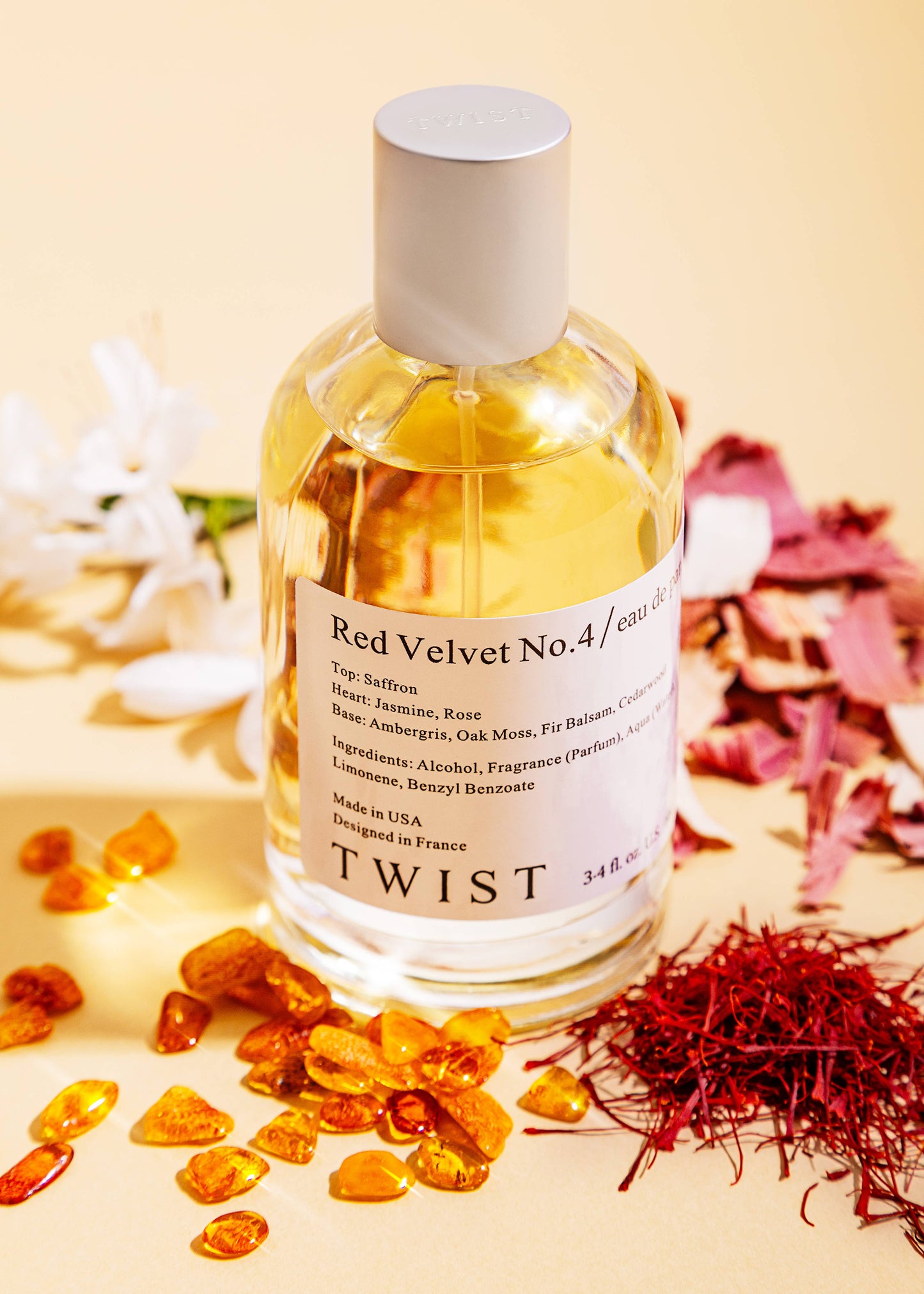 French-designed fragrance with sustainable recyclable packaging materials