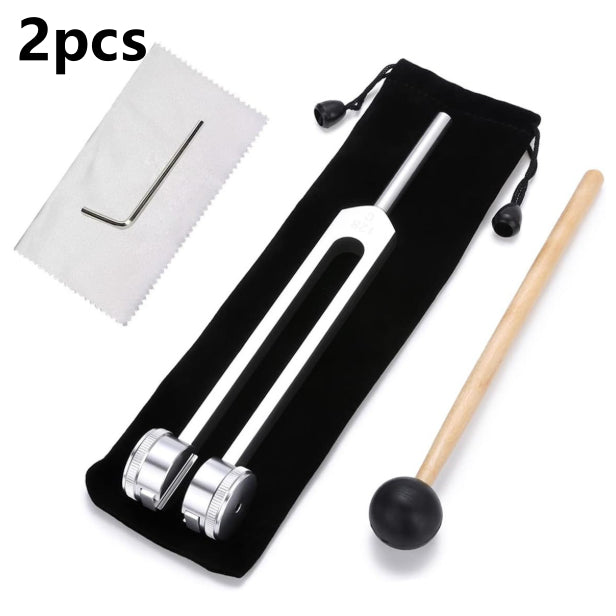 Professional weighted tuning fork 128 Hz for bio-acoustic sound therapy treatment