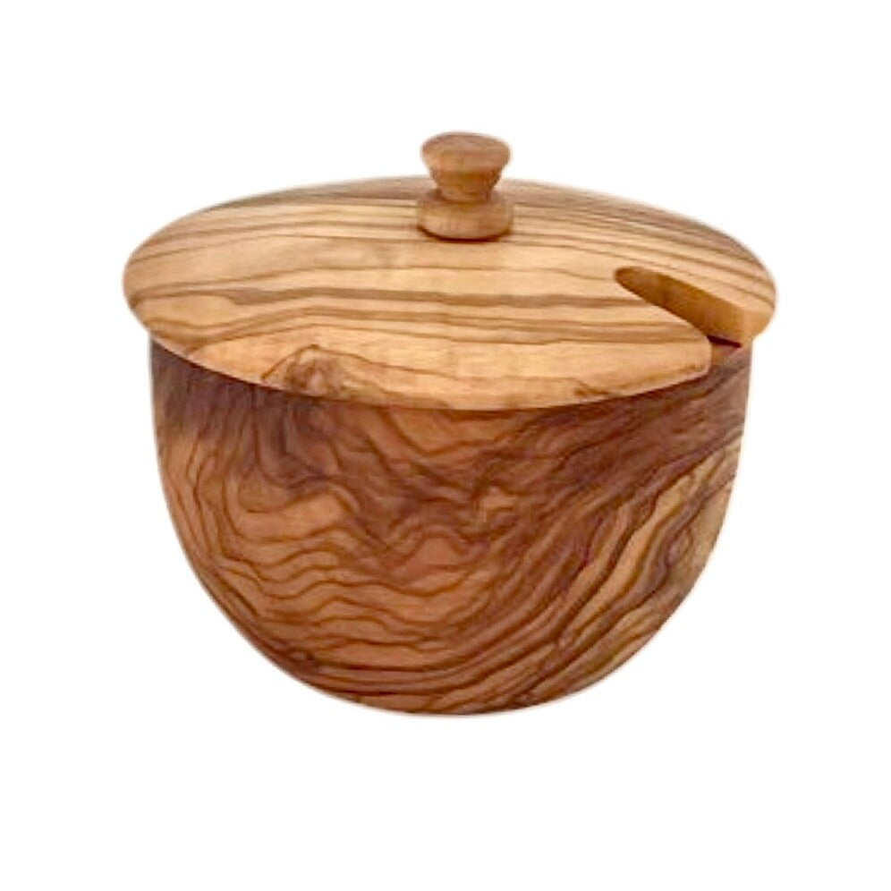 Wooden container with lid made in usa