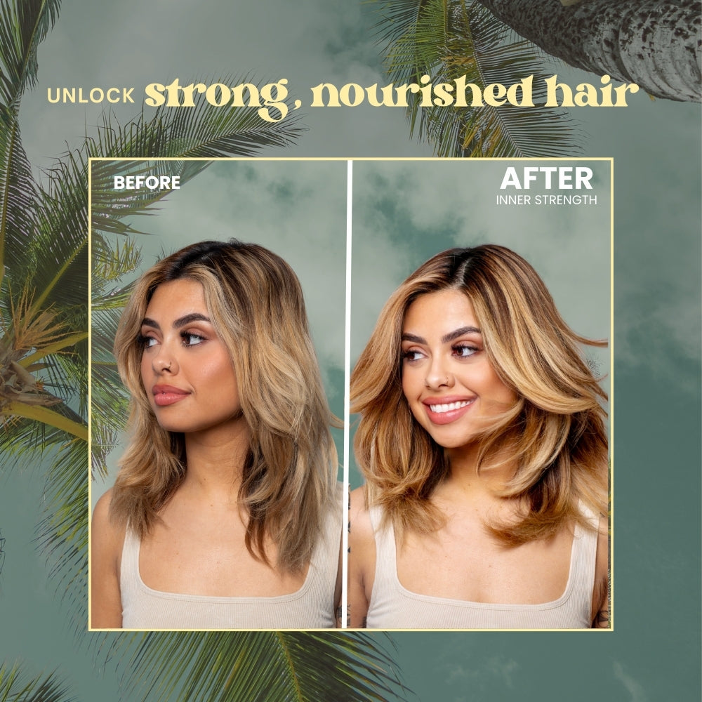 Hair mask for smoothing split ends and adding shine