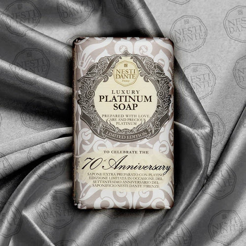 Luxury Platinum Soap bar with decorative packaging leave skin moisturize