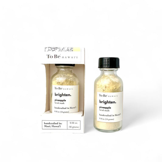 Facial mask packaging with 'To on a white background Facial mask packaging with 'To on a white background