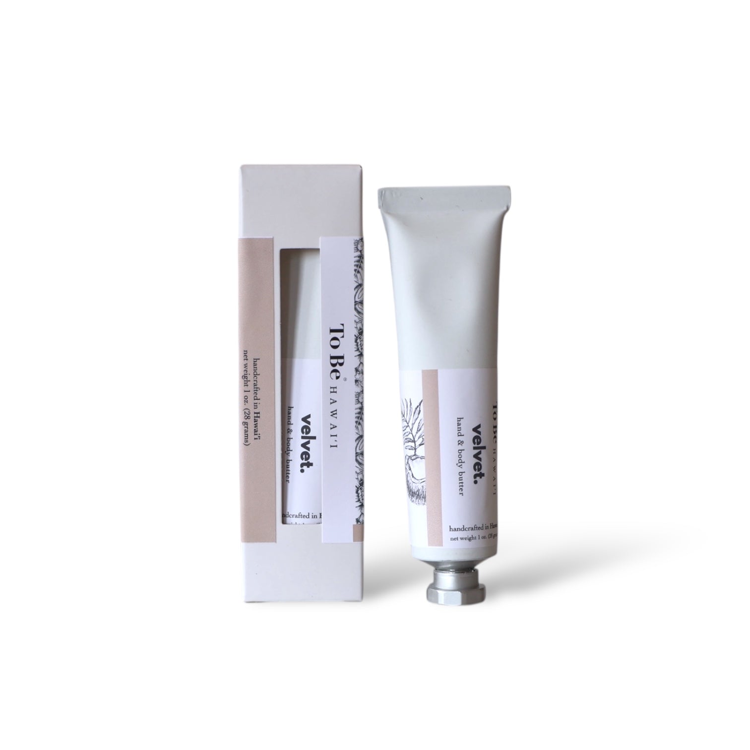 Tube of cream with packaging for skincare