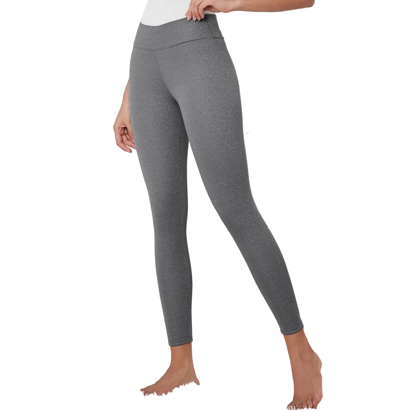 High waist thermal leggings ideal for winter comfort and style
