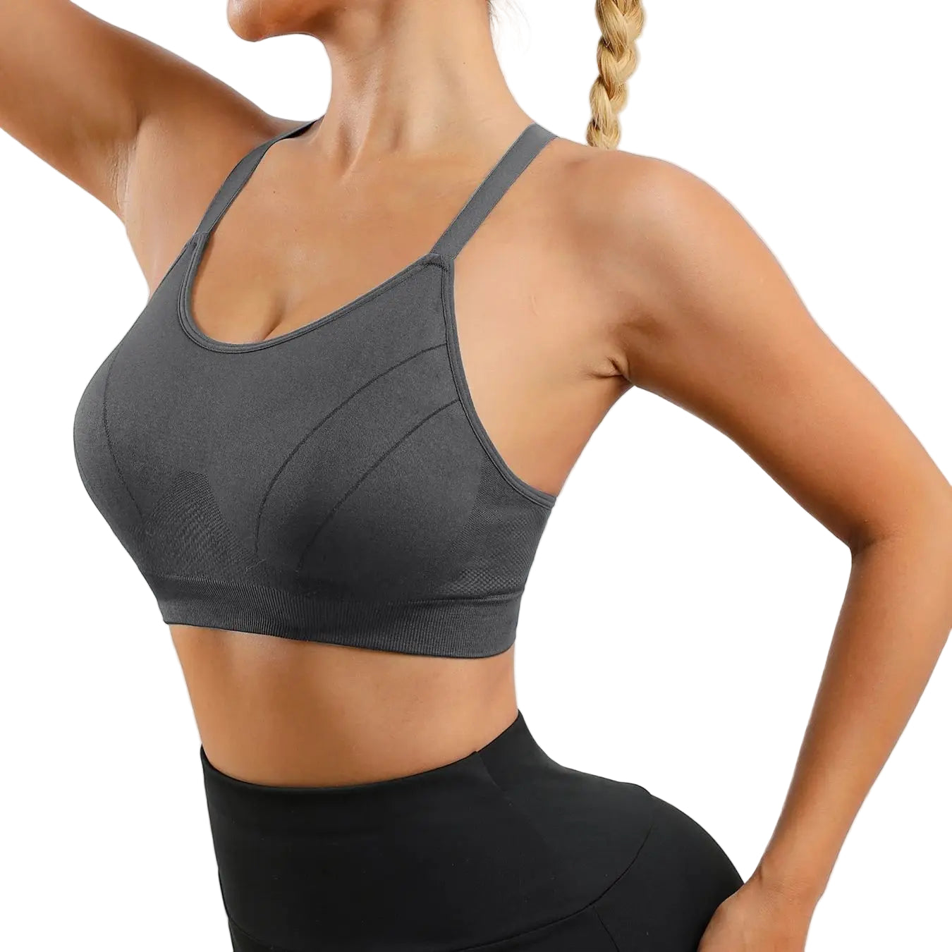 4. Push up athletic bra perfect for yoga and exercise