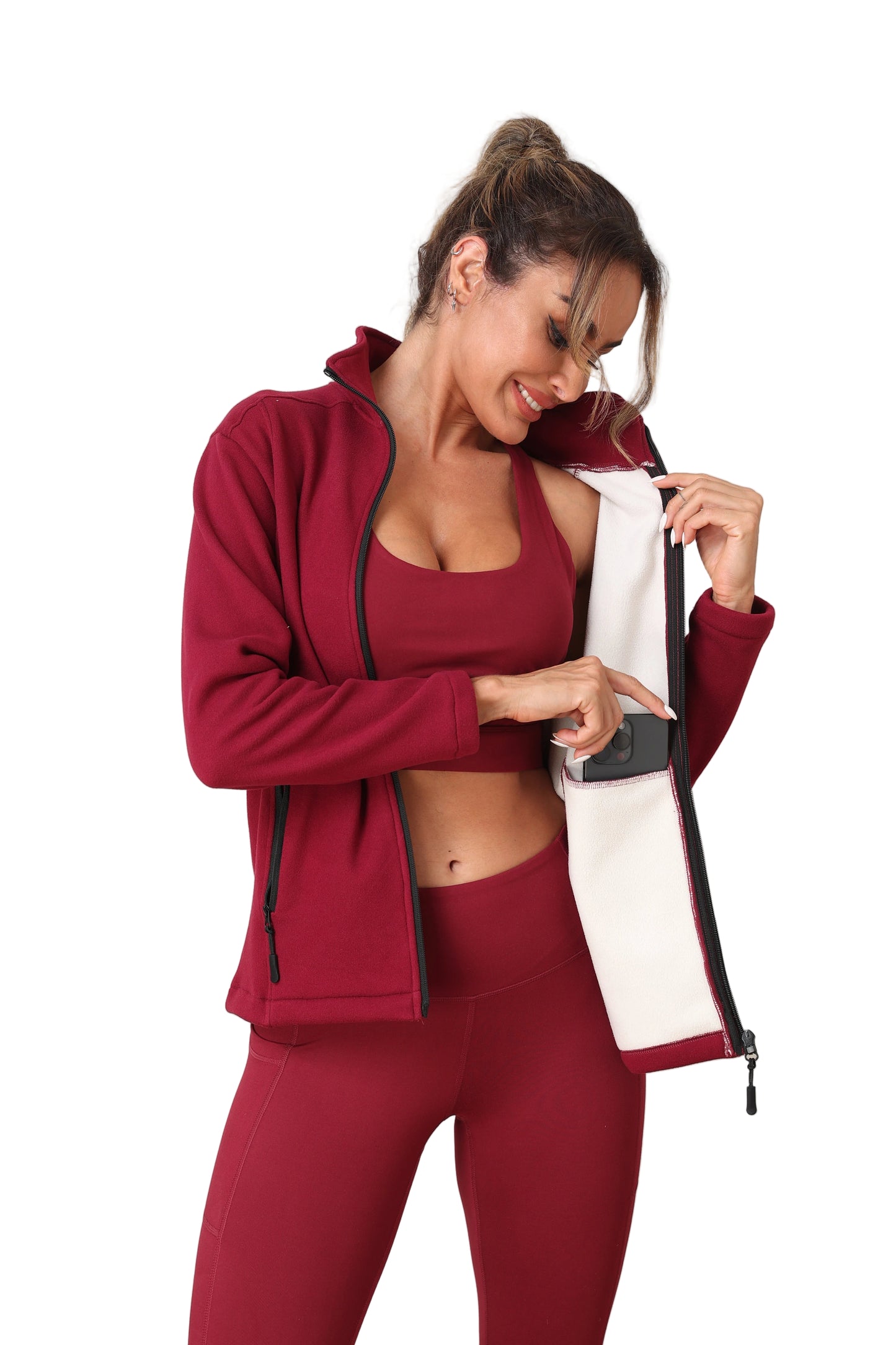 Women's athletic hoodie perfect for running and fitness
