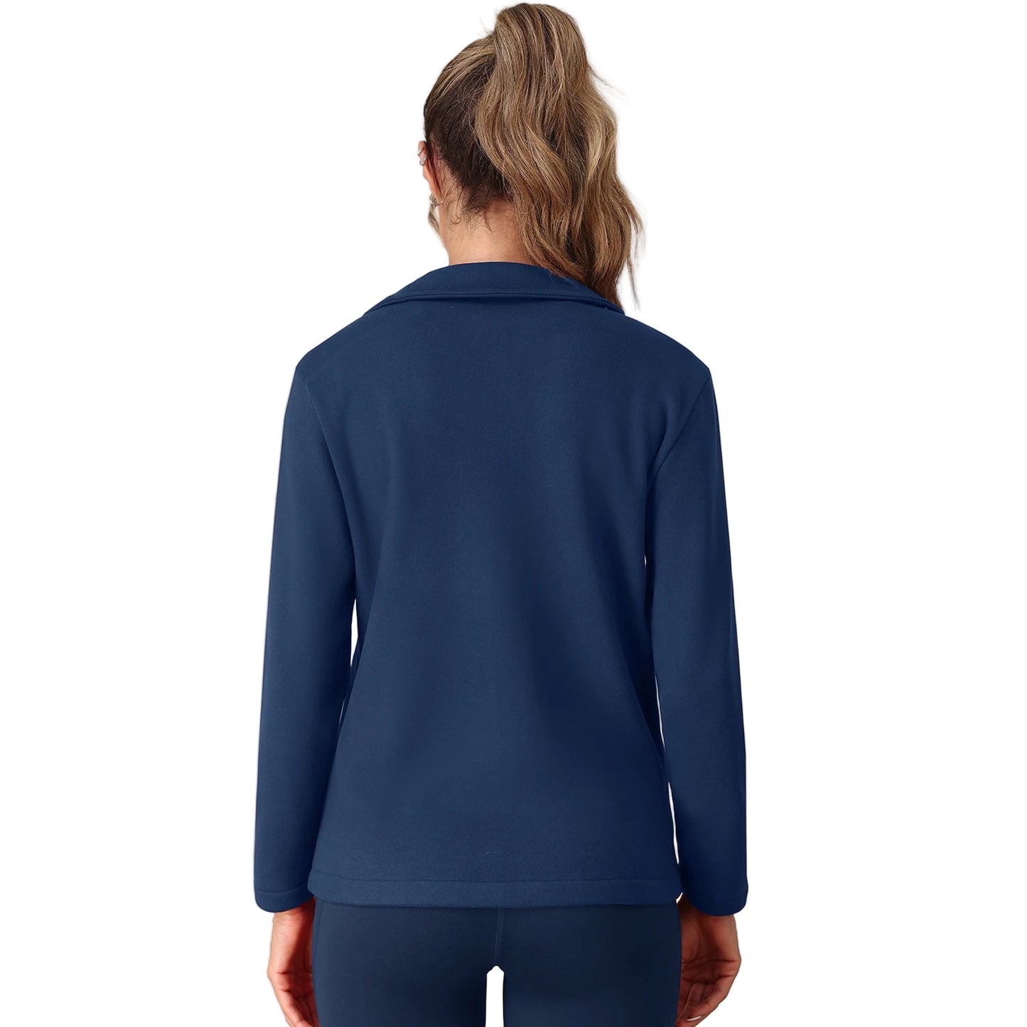 Comfortable fleece jacket for outdoor winter activities