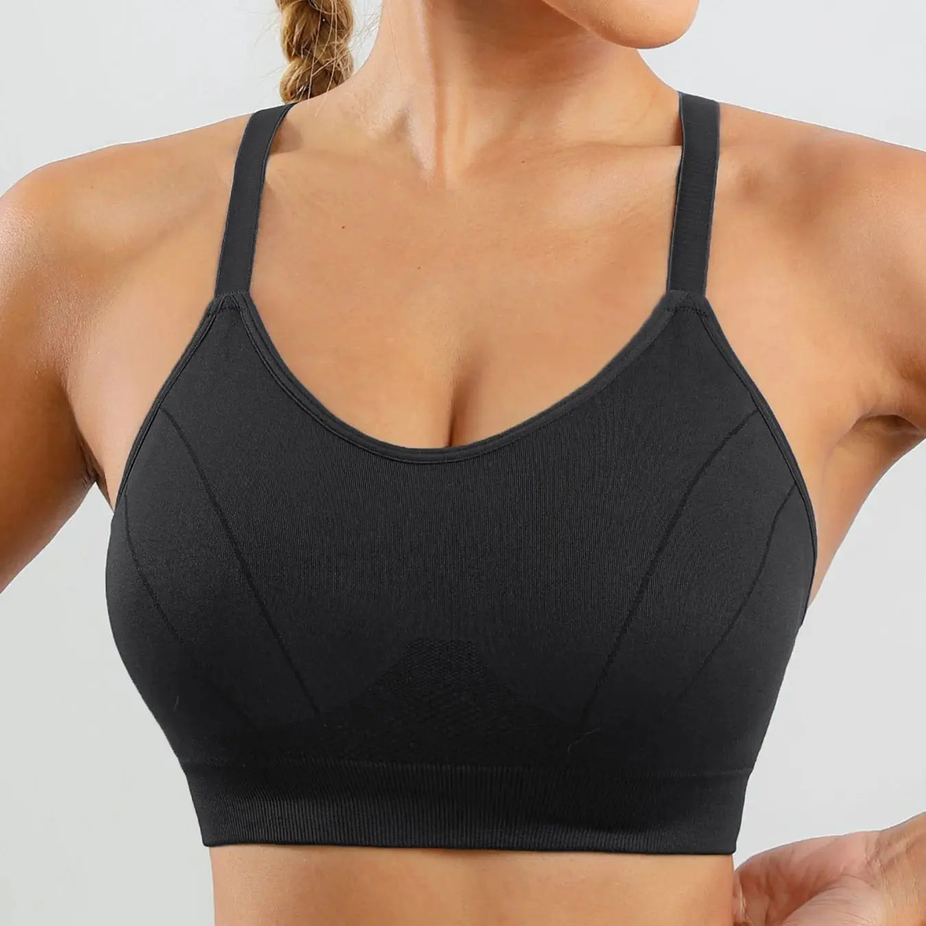 Comfortable sports bra perfect for fitness and exercise activities
