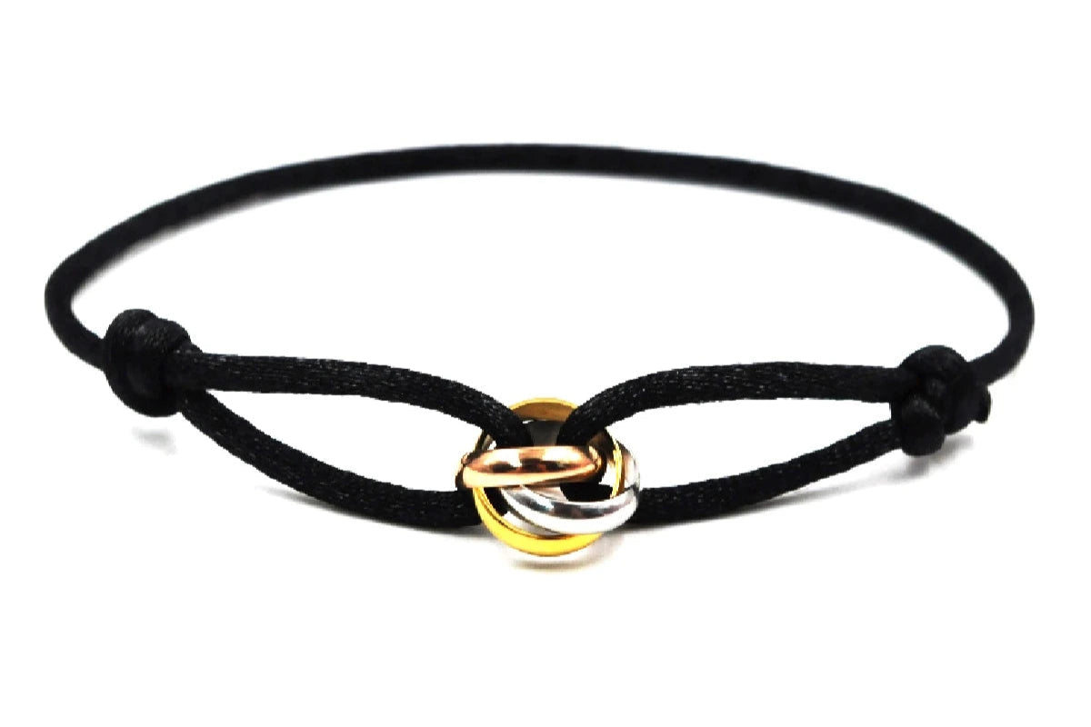 Premium titanium steel circles + durable polyester rope