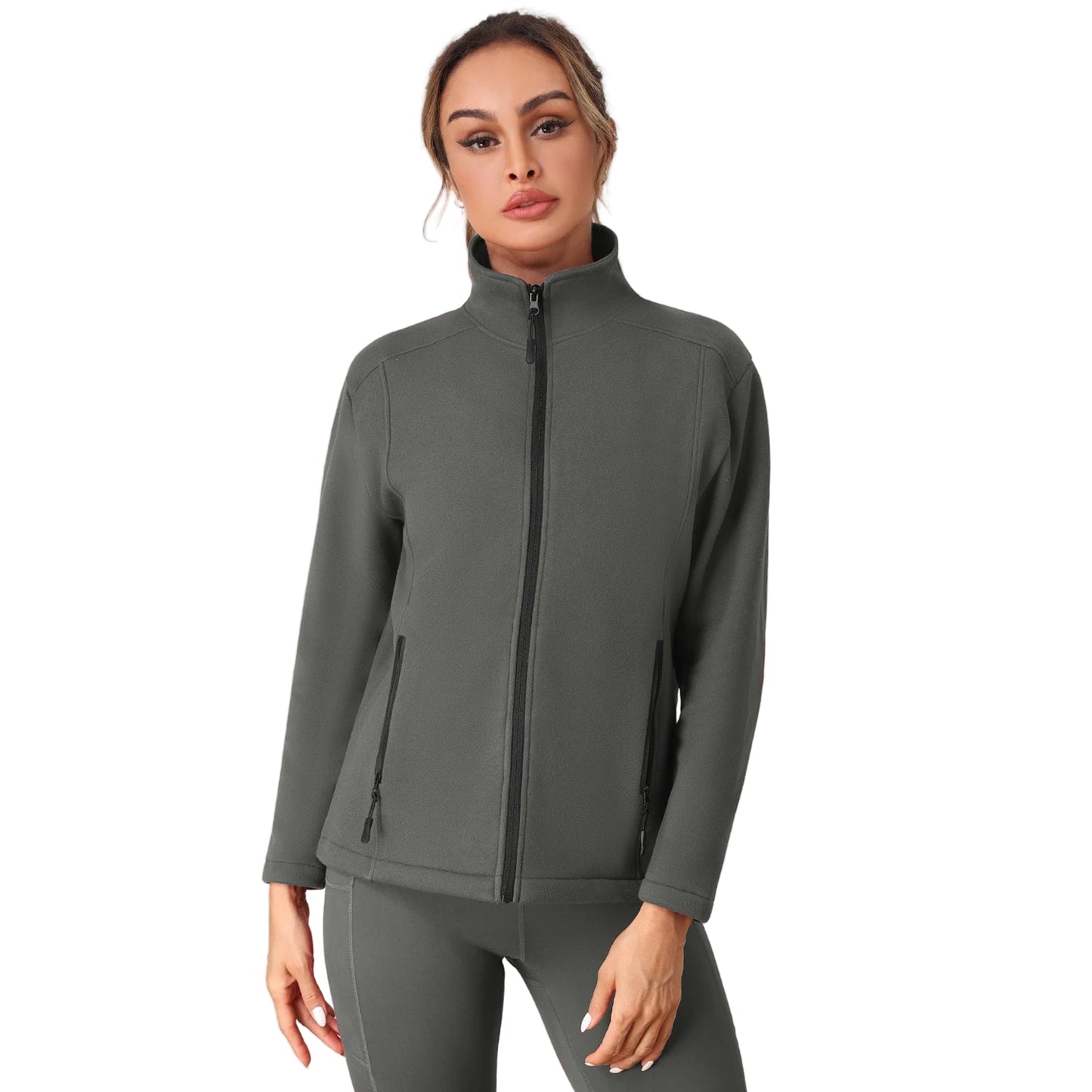 Functional athletic wear hoodie with secure pocket storage