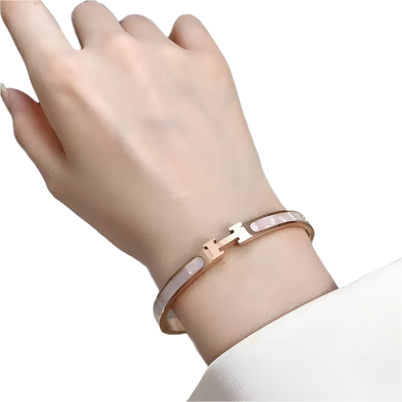 Rose gold hermes imitation bracelet