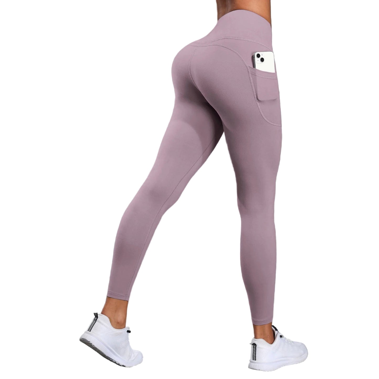Trendy purple fitness leggings designed for active lifestyle