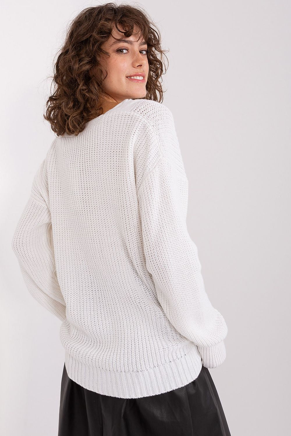 Most comfy sweater with subtle textured pattern long sleeves