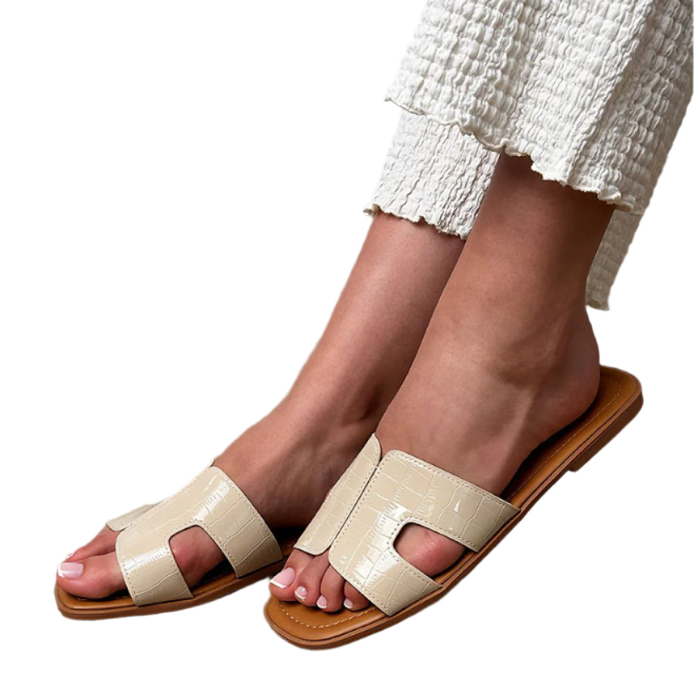 Beige sandals
