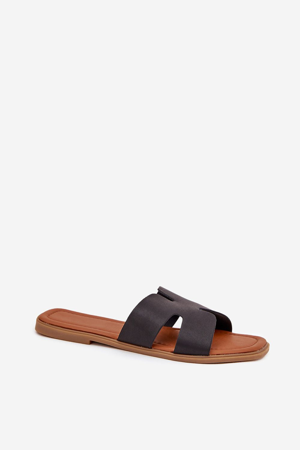 Flat heel sandals with cushioned footbed for comfort