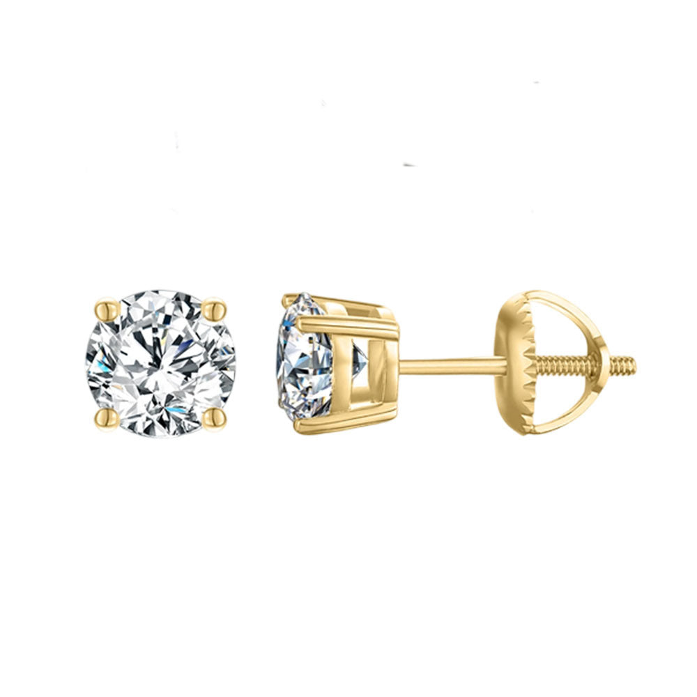 Sparkling moissanite earrings perfect for everyday wear