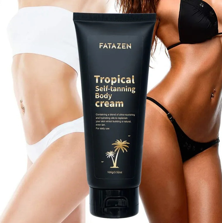 Skin-care infused self-tanner butter for body