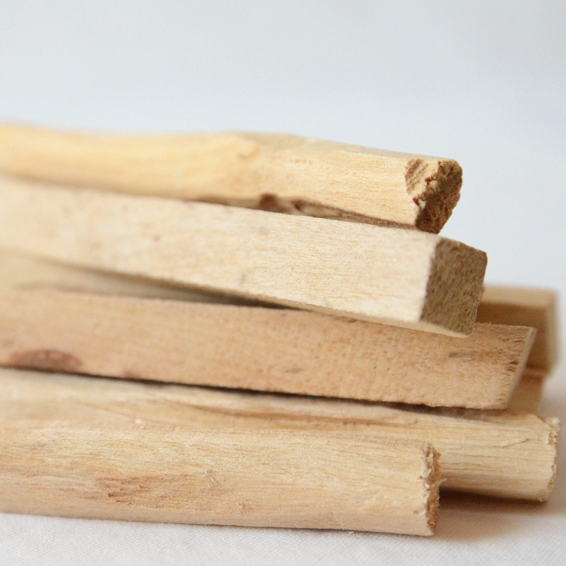 Stack of palo santo wooden sticks
