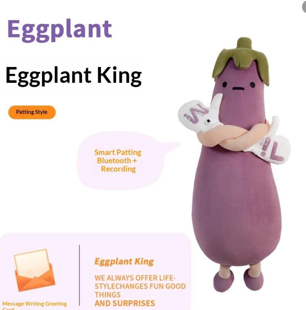 Eggplant Soothing Doll 