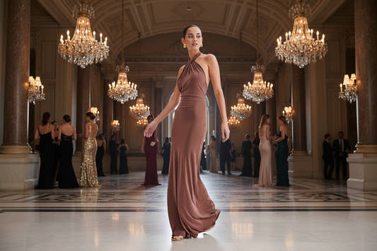 Halter Neck Maxi Backless dress from Uplift Luxe