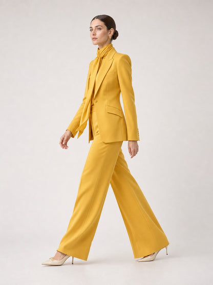Marigold Wide-Leg Suit