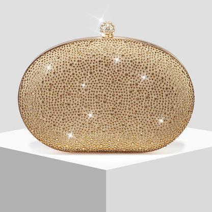 Crystal Oval Evening Clutch