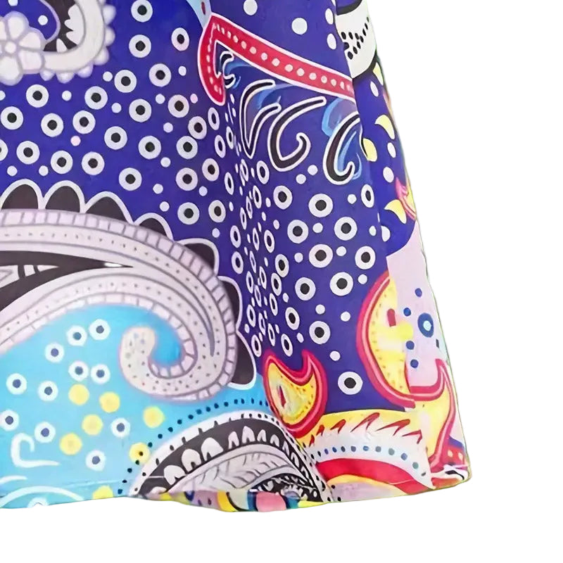 Colorful patterned fabric 