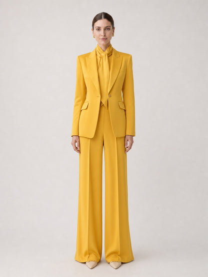 Marigold Wide-Leg Suit