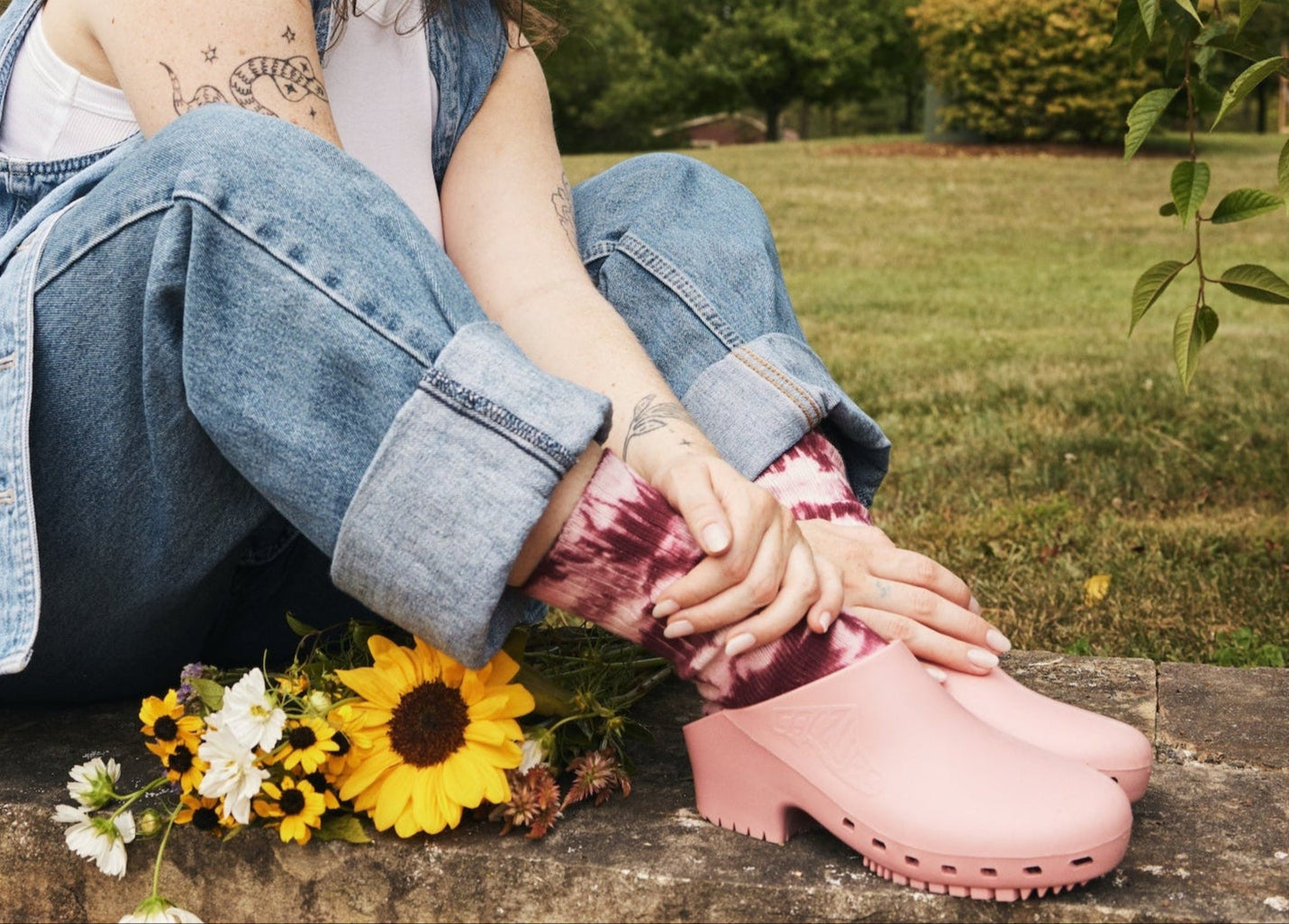 Calzuro Classics clogs, professional comfort pink clogs 