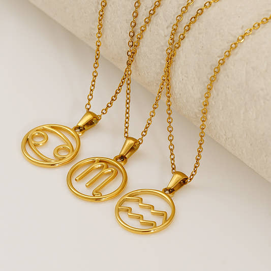 Zodiac Constellation Necklace Titanium Steel Celestial necklace from Uplift Luxe
