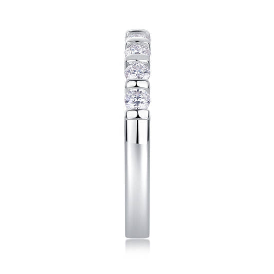 Luxury Moissanite Ring Sterling Silver Diamond Alternative ring from Uplift Luxe