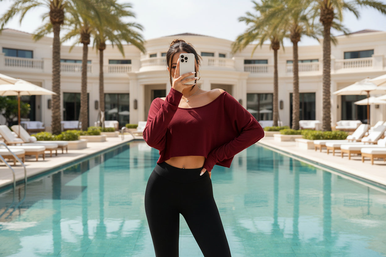 Relaxed fit off shoulder top casual summer t-shirt for women

