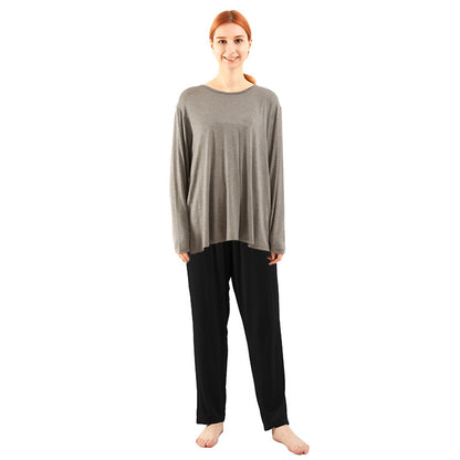 Women's bamboo fiber suit plus size home wear 3XL 4XL 5XL 6XL 7XL

