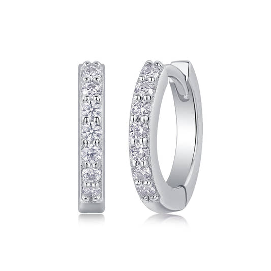 Radiant Moissanite Stud Earrings VVS1 Luxury Sparkle earrings from Uplift Luxe