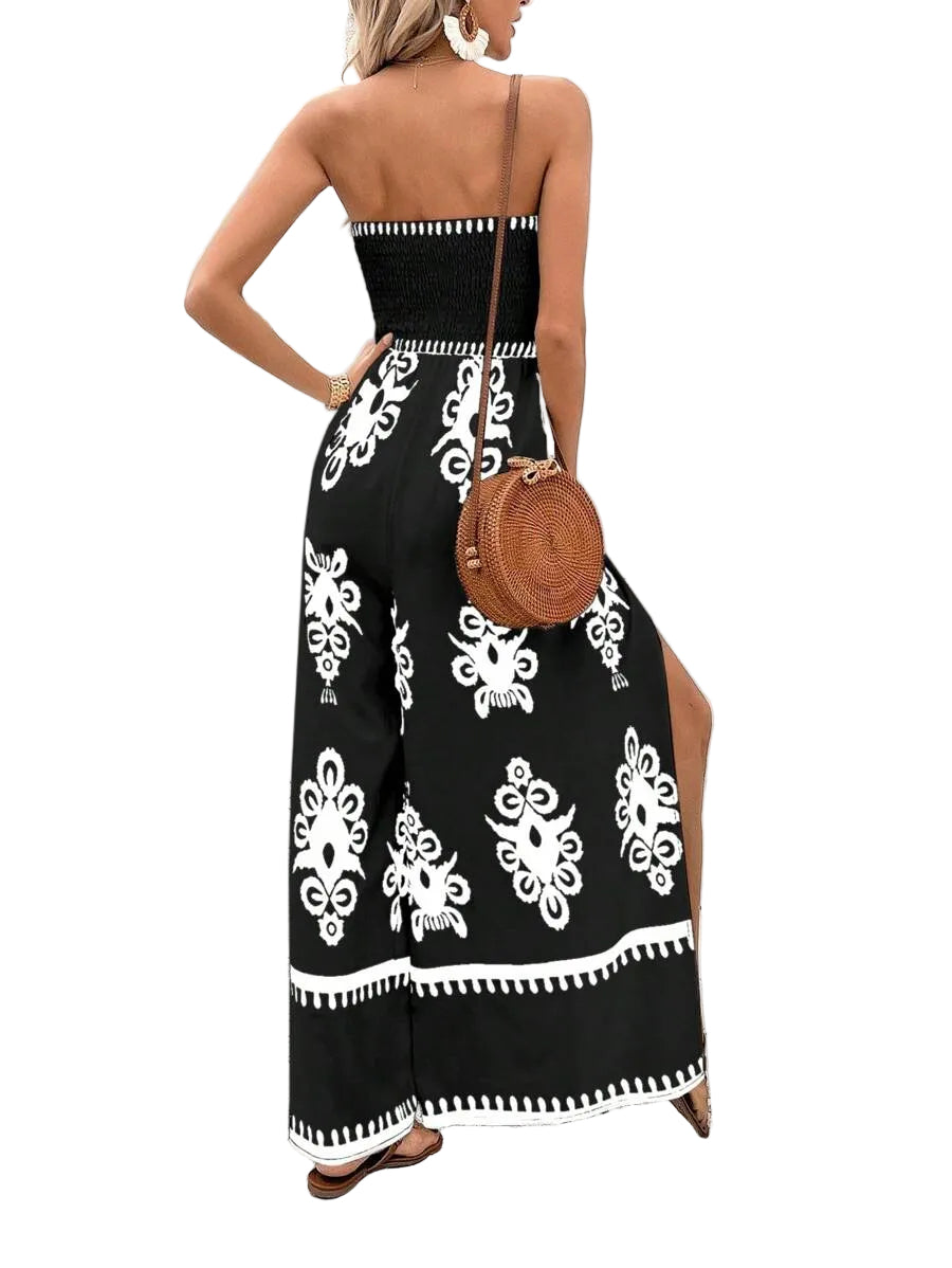 best black boho maxi dress spaghetti strap women
