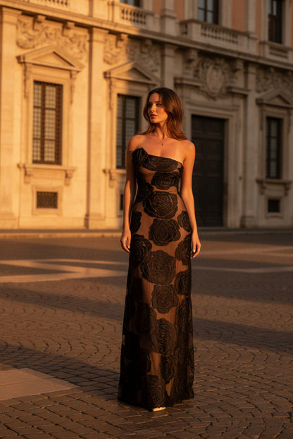 sexy black see through long dress women
 for special occasion

