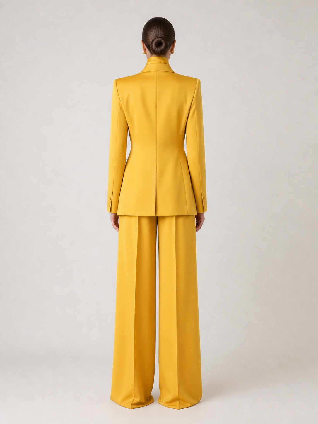 Solene Marigold Wide-Leg Suit Set – view 2