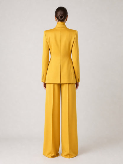 Marigold Wide-Leg Suit