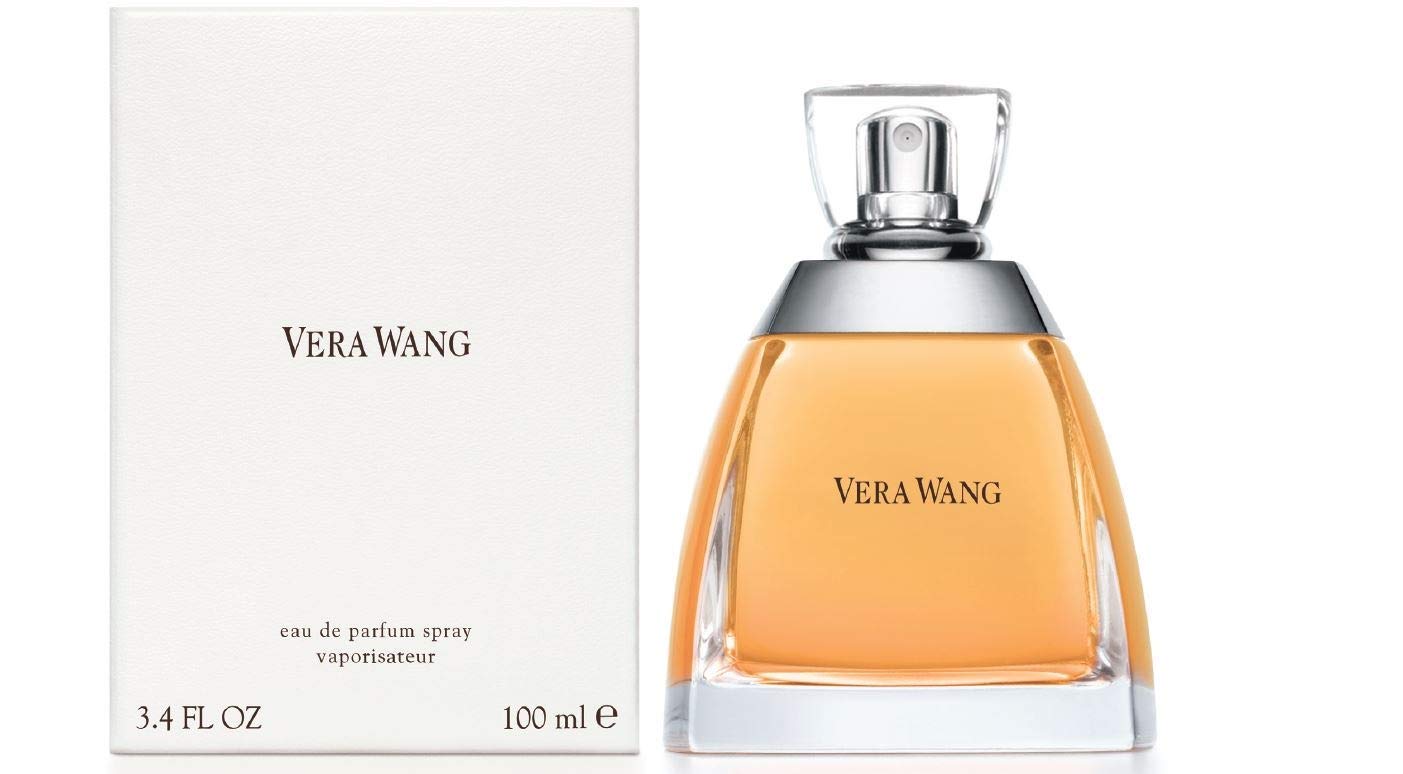 Vera Wang perfume bottle and packaging on a white background
