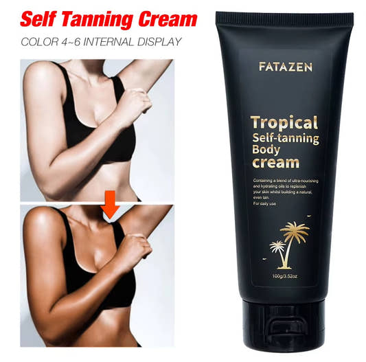 Dark Tanning Butter Instant Bronze Self Tanner skincare from Uplift Luxe