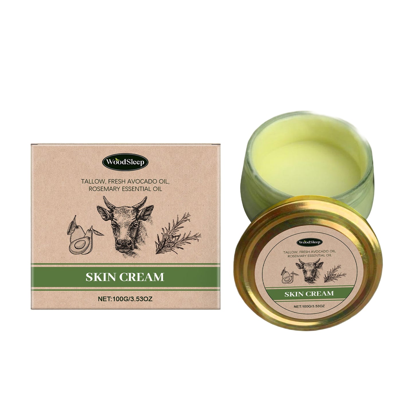 WoodSleep skincare product for daily hydration