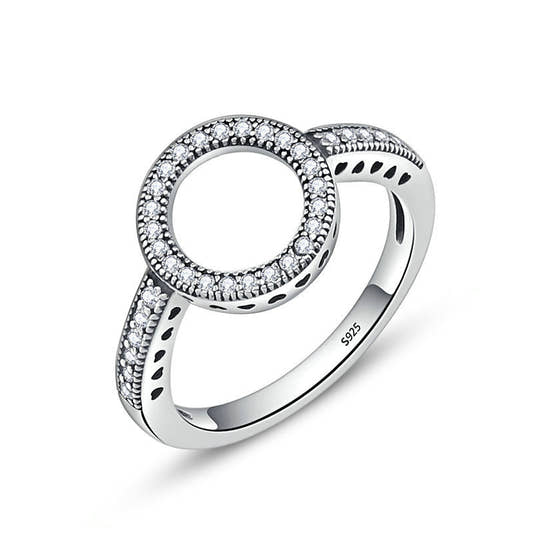 Promise Ring Women Adjustable Sterling Silver Band ring from Uplift Luxe