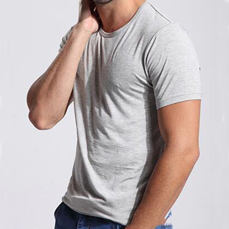 
Soft bamboo tee men's crew neck short sleeve plus size available

