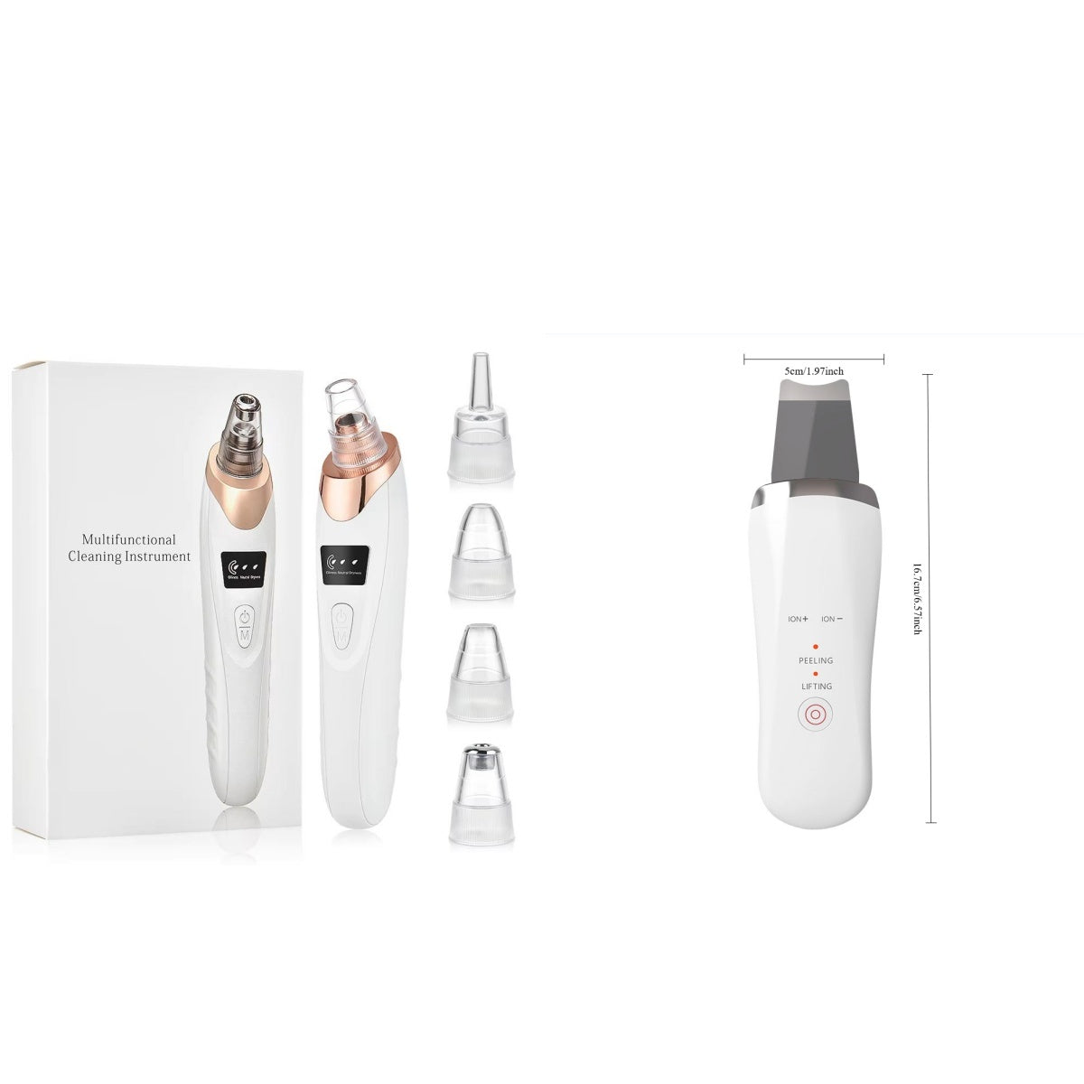 Professional-grade ultrasonic face cleaner at home