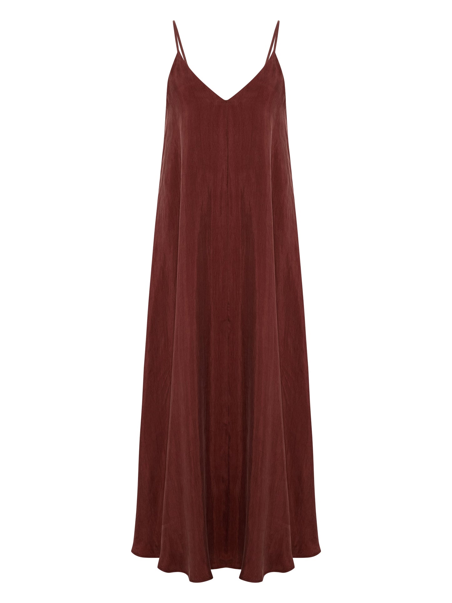 Maroon slip relax dress 