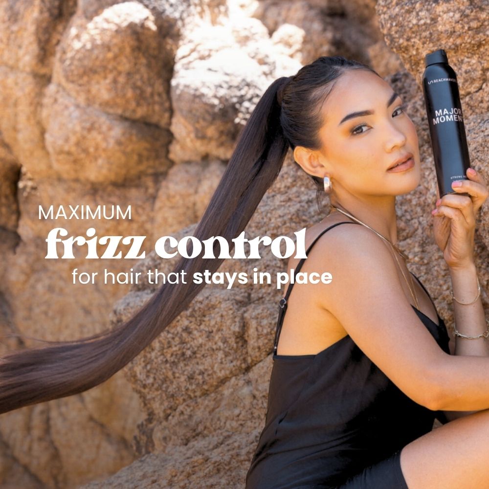 hair spray for maximum frizz control  from beachwaver 